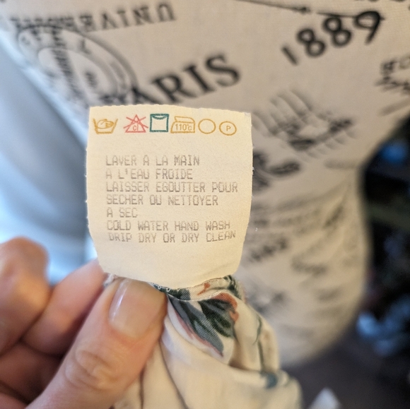 Vintage Algo Women's Sheer White Floral Maxi Dress Size S - Picture 6 of 8